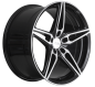 Preview: 19 & 20 Zoll ACE WHEELS Felgen Felge dark shiny black, face brushed (BBR)