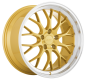 Preview: 19 Zoll ACE WHEELS Felgen Felge AFF10 Gold, Step Rim Polished (GRP)