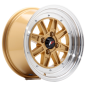 Preview: 15 Zoll Felgen Felge Japan Racing Wheels JR31 / Black / Gold