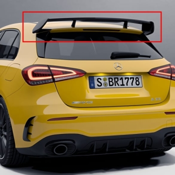 ORIGINAL AMG HECKFLÜGEL SCHWARZ DACHKANTENSPOILER IN NACHTSCHWARZ FÜR MERCEDES A-KLASSE W177