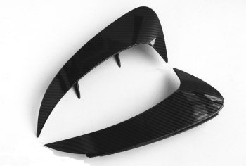 Preview: AMG OPTIK AERO FLAPS CARBON LOOK hinten für Mercedes A-Klasse V177