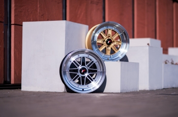 Preview: 15 Zoll Felgen Felge Japan Racing Wheels JR31 / Black / Gold