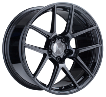 19 Zoll ACE WHEELS Felgen Felge AFF02 Dark Shiny Black (B)