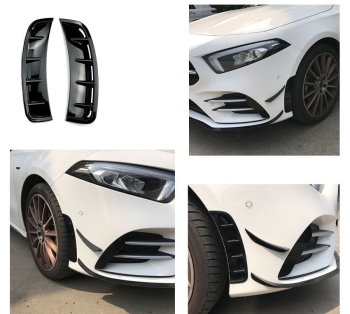 AMG OPTIK LÜFTEINLASSE FRONSPOILER SCHWARZ OPTIK für Mercedes W177 A-Klasse