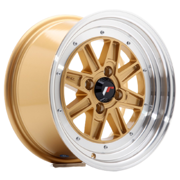 Preview: 15 Zoll Felgen Felge Japan Racing Wheels JR31 / Black / Gold