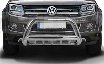 Frontschutzbügel mit Unterfahrschutz 89 mm VW Amarok (2010-) (aus Edelstahl) inkl. CH Gutachten