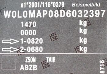 Achslast_FK Gewindefahrwerk VW Golf VI / 1K Härteverstellbar