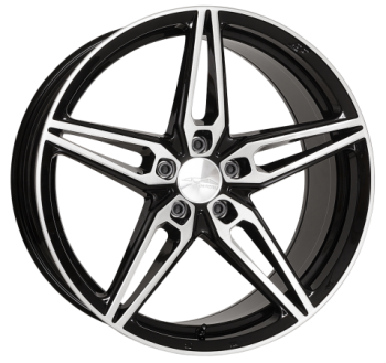 19 & 20 Zoll ACE WHEELS Felgen Felge dark shiny black, face brushed (BBR)