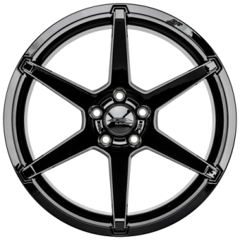 20 Zoll ACE WHEELS Felgen Felge AFF06 dark shiny black, spoke milled (BX)