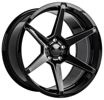 20 Zoll ACE WHEELS Felgen Felge AFF06 dark shiny black, spoke milled (BX)