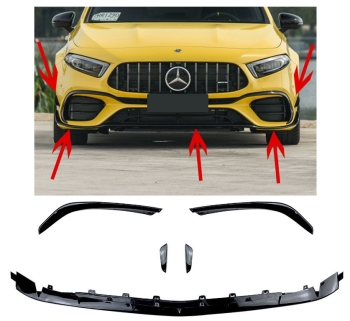 FRONTSPOILER FRONT SPOILER für Mercedes W177 A-Klasse