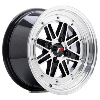 15 Zoll Felgen Felge Japan Racing Wheels JR31 / Black / Gold
